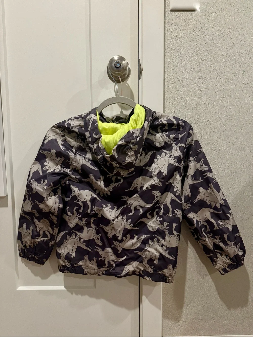 Carter's Hooded Windbreaker Jacket Dinosaur Print